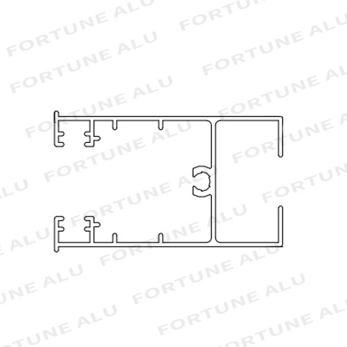 6000 Series Different Shapes Customized Aluminum Window Door Profiles Côte d'Ivoire