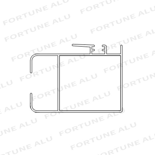 Côte d'Ivoire General Anodized Powder Coating Extruded Custom Silver Aluminum Profile For Window And Door