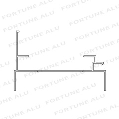 Côte d'Ivoire Market Powder Coated Custom Aluminum Extrusion Profiles from China