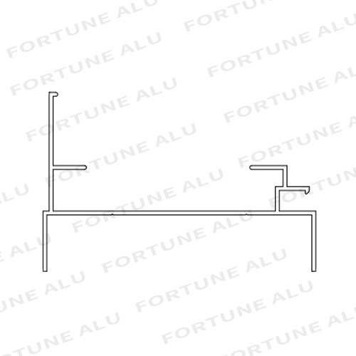 Côte d'Ivoire Market Powder Coated Custom Aluminum Extrusion Profiles from China