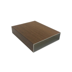 Custom Wood Grain Standard Aluminium Profile Section from China Factory