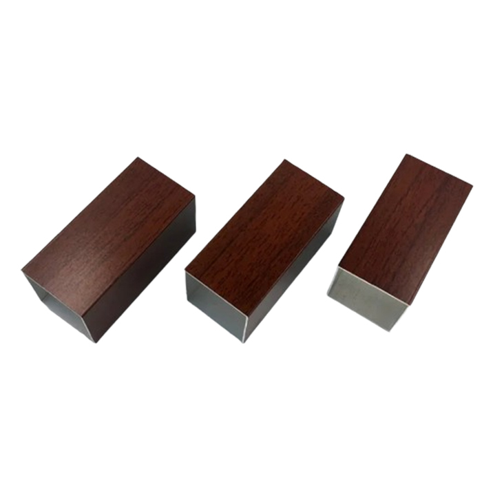 Custom Wood Grain Standard Aluminium Profile Section from China Factory