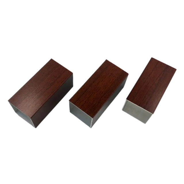 Custom Wood Grain Standard Aluminium Profile Section from China Factory