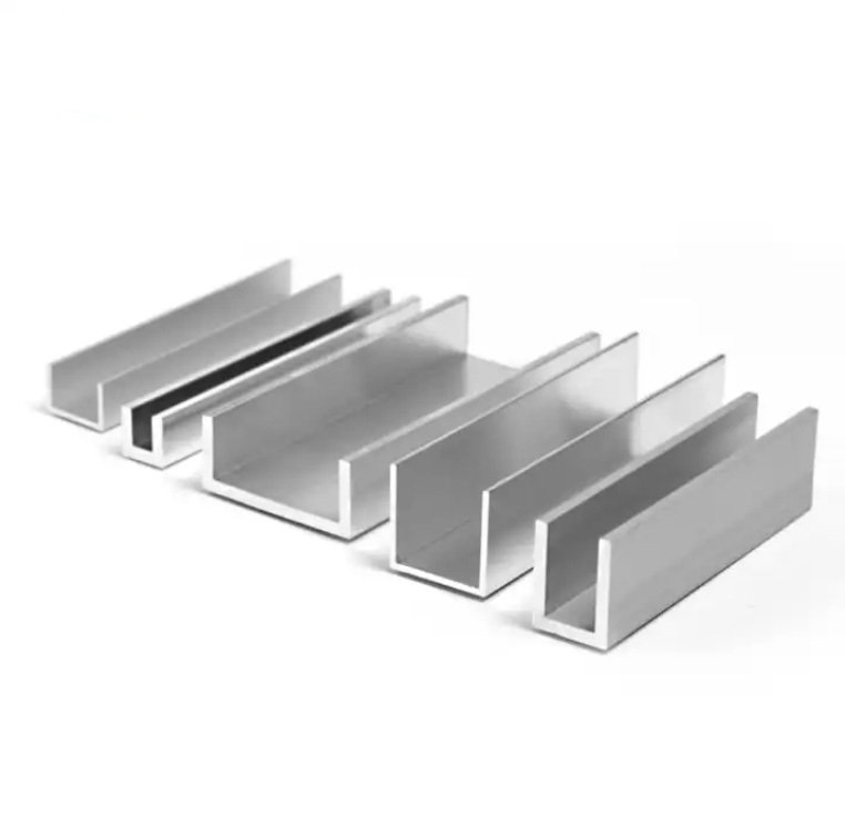 Custom U Shaped Standard Aluminum Profiles Extrusion U-Shaped Products