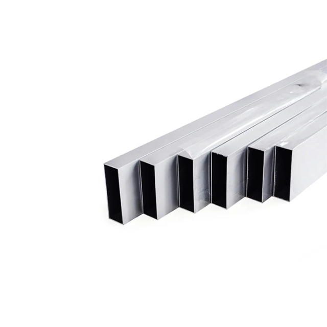 Mill Finish Powder Coated Extursion Square Rectangular Standard Aluminum Profile Custom