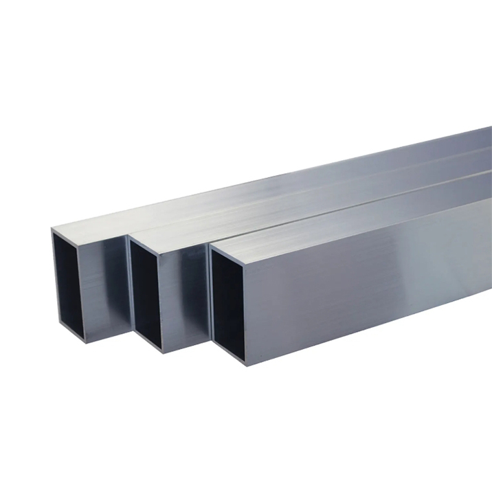 Mill Finish Powder Coated Extursion Square Rectangular Standard Aluminum Profile Custom