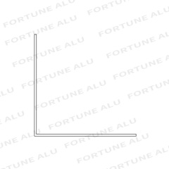 Equal Angle L Shape Standard Regular Aluminum Window And Door Profile For Kuwait Market