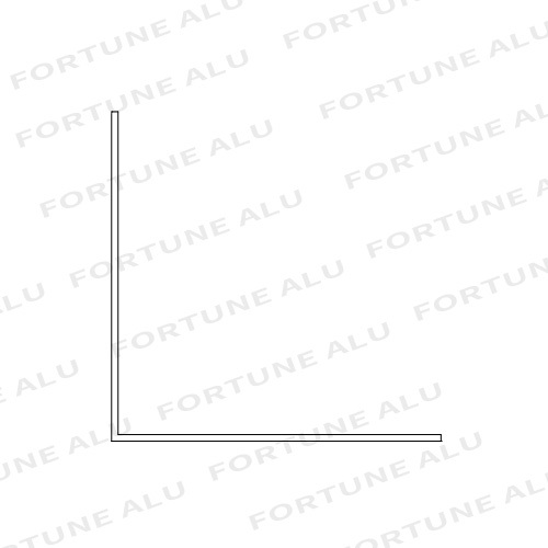 Equal Angle L Shape Standard Regular Aluminum Window And Door Profile For Kuwait Market