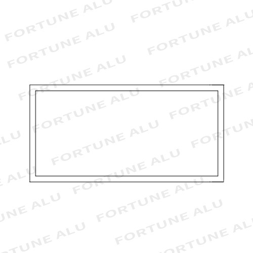 Kuwait Customized Available Rectangle Regular Standard Aluminum Profiles For Windows Doors