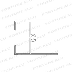 Guinea Market Aluminum Extrusion Profiles Window Door Frame Sections
