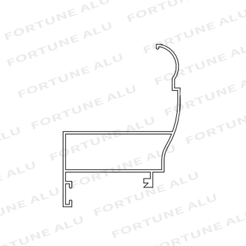 Guinea Profiled Aluminium Extrusion for Window and Door China Factory