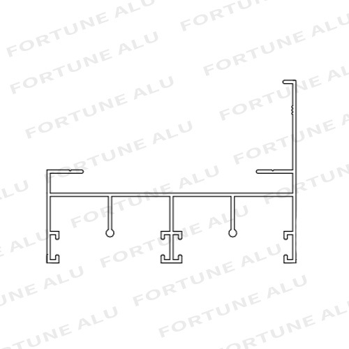 Custom Powder Coated Aluminium Window Door Sections Profiles to Guinea Market