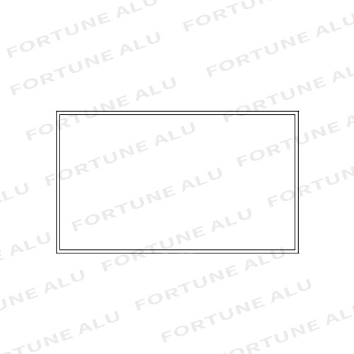 Kenya Market Standard Square Tube Aluminium Section Profiles from China Factory
