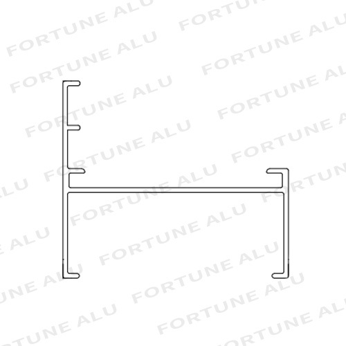Kenya Powder Coated Custom Alloy Aluminum Window Door Profile Section