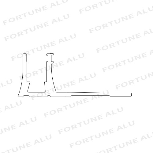 Custom Powder Coated Aluminium Extrusion Profiles China Company to Palestine