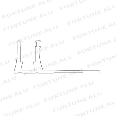 Custom Powder Coated Aluminium Extrusion Profiles China Company to Palestine