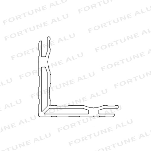 6063 T5 6000 Series Customized Aluminum Extrusion Profiles For Windows And Doors Palestine