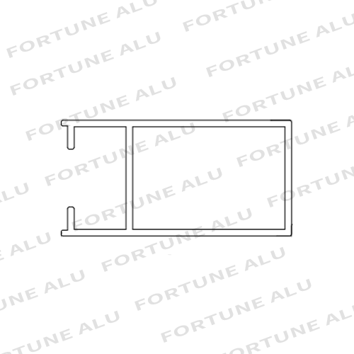 Power Coated Silver Aluminum Windows Doors Profiles for Gambia Market