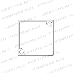 Gambia Square Standard Customized Alumiunm Profile For Window And Door