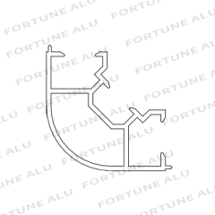 High Quality Anodized Silver Custom Aluminum Window Door Profile For Gambia Market
