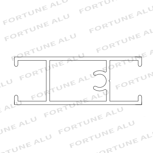 Gambia Market Extruded Aluminum Profile For Doors And Windows