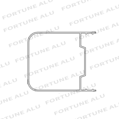 Gambia Square Standard Customized Alumiunm Profile For Window And Door