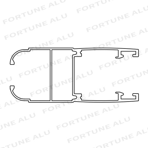 Hot Sell Anodized Silver Custom Aluminum Windows And Doors Profiles For Ghana Market