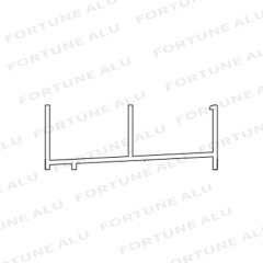 Extruded 6063 T5 Powder Coated Polished Aluminum Window And Door Profile Ecuador Market