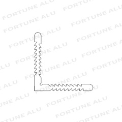 6063 T5 Aluminum Profile for Doors Windows South Africa Sliding Section