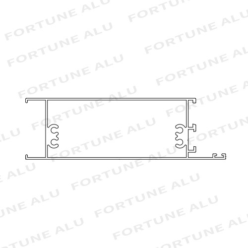 Dominican Market perfiles de aluminio Aluminum Extrusion Profile For Window And Door