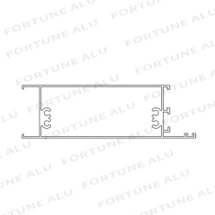 Dominican Market perfiles de aluminio Aluminum Extrusion Profile For Window And Door