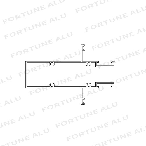 Powder Coated 6063 T5 Aluminum Extrusion Profile For Windows And Doors Thailand Market