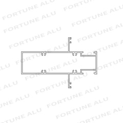 Powder Coated 6063 T5 Aluminum Extrusion Profile For Windows And Doors Thailand Market