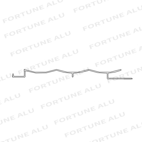 Custom Flat Aluminium Profile Powder Coated Production China Company to Israel