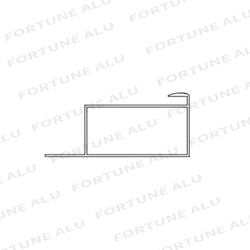 Iraq 6000 Series Aluminum Profiles For Windows And Doors Hollow Square Angle