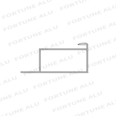Iraq 6000 Series Aluminum Profiles For Windows And Doors Hollow Square Angle