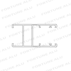 China Factory Extruded Silver Aluminum Profiles Windows Doors For Kuwait Market