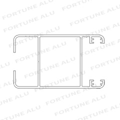 Hot Sale Silver Customized Aluminum Windows Doors Profiles For Lebanon