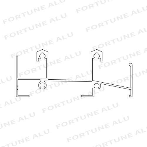 Customized Lebanon Series Aluminum Extrusion Profiles For Windows Doors