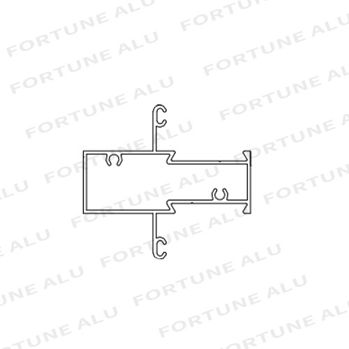 6000 Series Malaysia Market Aluminium Section Profiles Window Extrusion