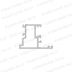 High Quality Polished Silver Mauritius Aluminum Profiles For Windows And Doors
