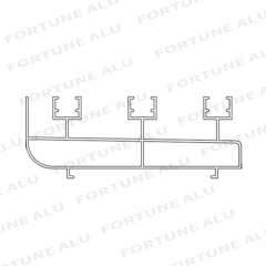 Customized Polished Mauritius Aluminum Profiles For Windows And Doors