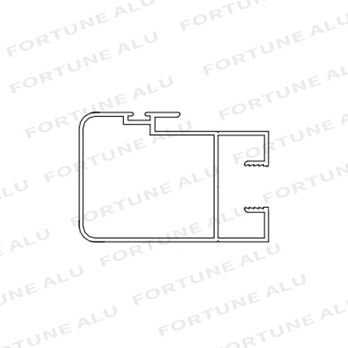 Mauritius Aluminum Section Powder Coated Profiles For Windows And Doors
