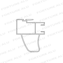 Mauritius Mill Finished Aluminum Windows And Doors Profiles