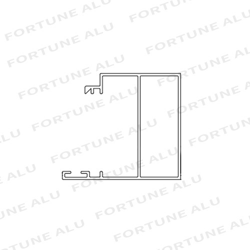 Powder Coated Aluminum Windows Doors Profiles For Nigeria