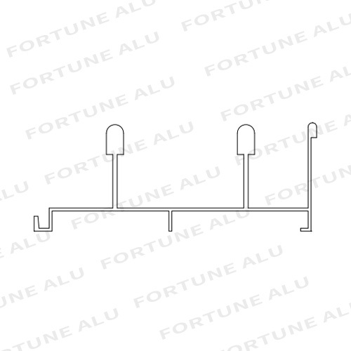 Nigeria Customized Aluminum Windows Section Door Profiles China Factory