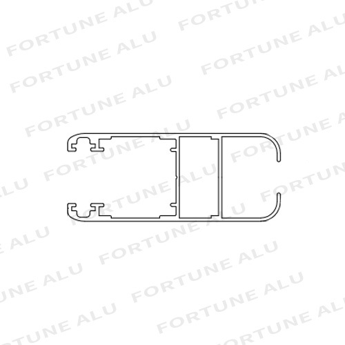 6063 T5 Aluminium Extrusion Profiles for Windows Doors Section Senegal Market