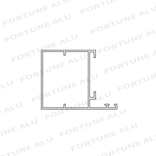 Powder Coated 6063 T5 Senegal Aluminum Windows and Doors Profiles