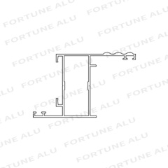 Senegal Market Powder Coated Custom Aluminum Extrusion Profiles for Windows Doors
