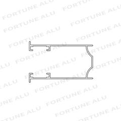China Factory Aluminium Window Door Profiles Price to Dubai Market